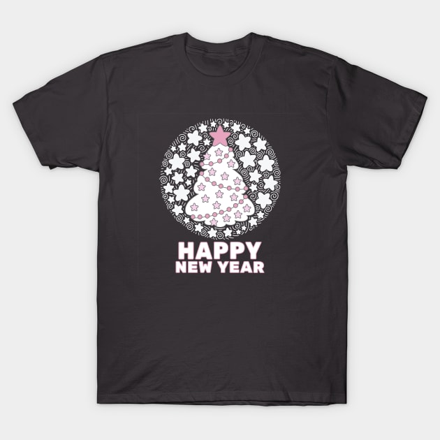 Happy new year T-Shirt by Mashmuh